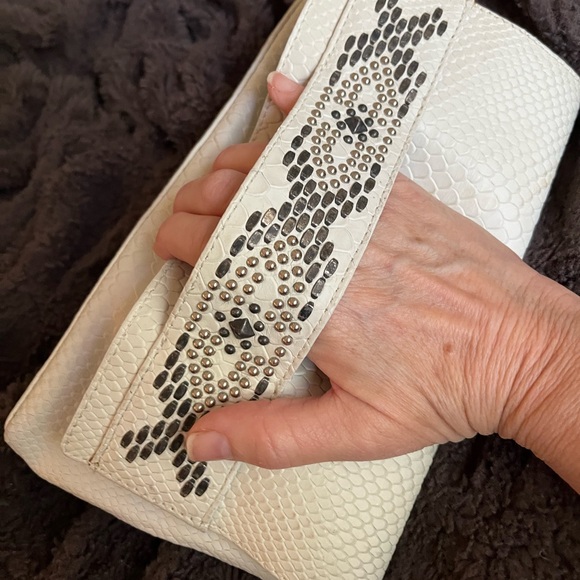 Calleen Cordero Studded Leather Clutch - Picture 9 of 11